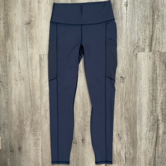 Fabletics Powerhold Leggings - Deepest Sea Size M / L (27) - Side Pockets - Picture 1 of 7